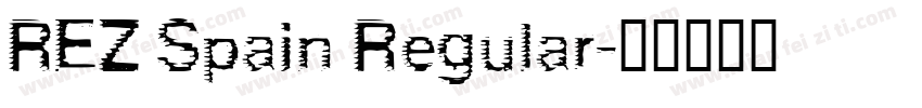 REZ Spain Regular字体转换